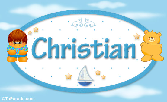 Nombre Christian - Nombre para bebé, Imagen Significado de Christian - Nombre para bebé