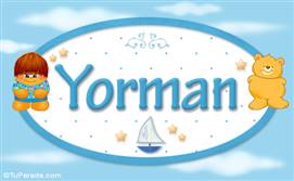 Yorman - Nombre para bebé