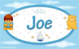 Joe - Nombre para bebé