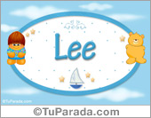 Lee - Nombre para bebé