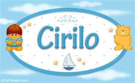 Cirilo - Nombre para bebé