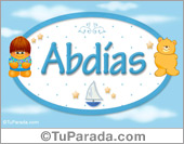 Abdias - Nombre para bebé