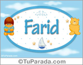 Farid - Nombre para bebé