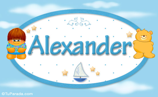 Alexander - Nombre para bebé