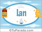 Ian - Nombre para bebé