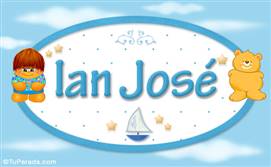 Ian José - Nombre para bebé