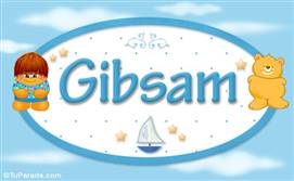 Gibsam - Nombre para bebé