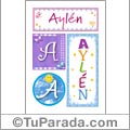 Aylén - Carteles e iniciales