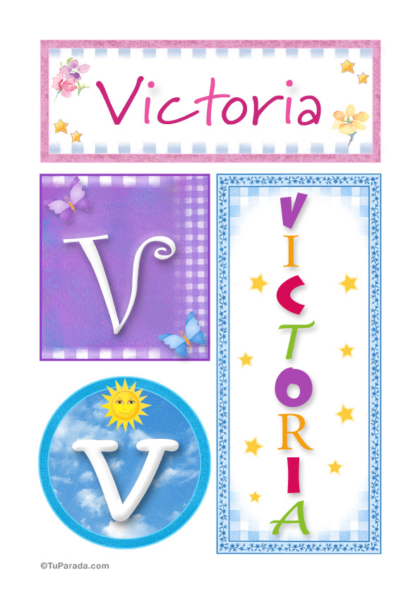 Victoria - Carteles e iniciales