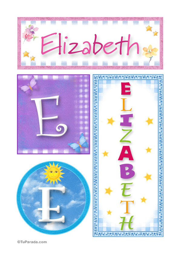 Elizabeth - Carteles e iniciales