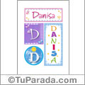 Danisa - Carteles e iniciales
