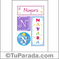 Nayara - Carteles e iniciales