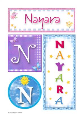 Nayara - Carteles e iniciales