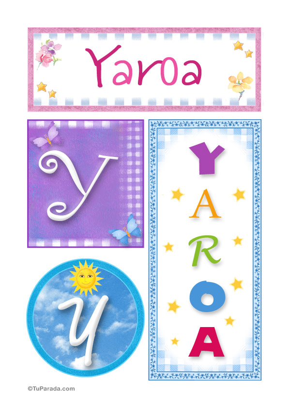 Yaroa - Carteles e iniciales