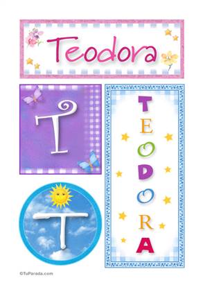 Teodora - Carteles e iniciales