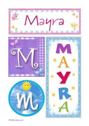 Mayra - Carteles e iniciales