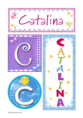 Catalina - Carteles e iniciales