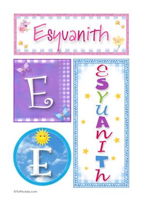 Esyuanith - Carteles e iniciales