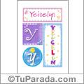 Yeicelyn - Carteles e iniciales