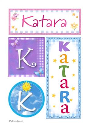 Katara - carteles e iniciales