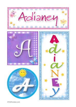 Adianey - Carteles e iniciales