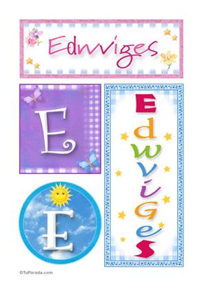 Edwviges - Carteles e iniciales