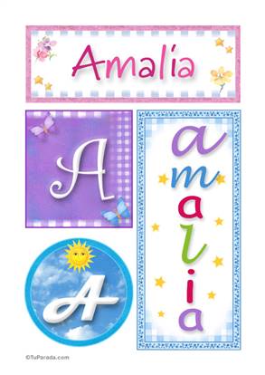 Amalia - Carteles e iniciales