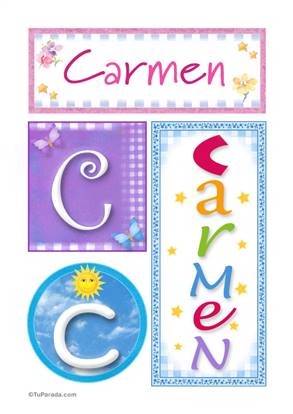 Carmen - Carteles e iniciales