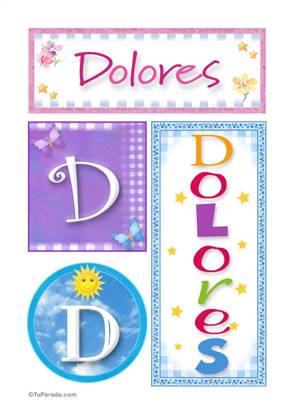 Dolores - Carteles e iniciales