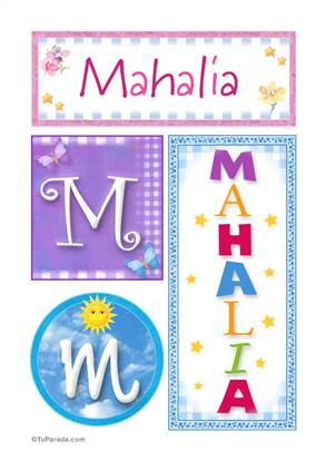 Mahalia - Carteles e iniciales