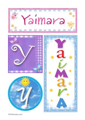 Yaimara - Carteles e iniciales