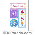 Andrea - Carteles e iniciales