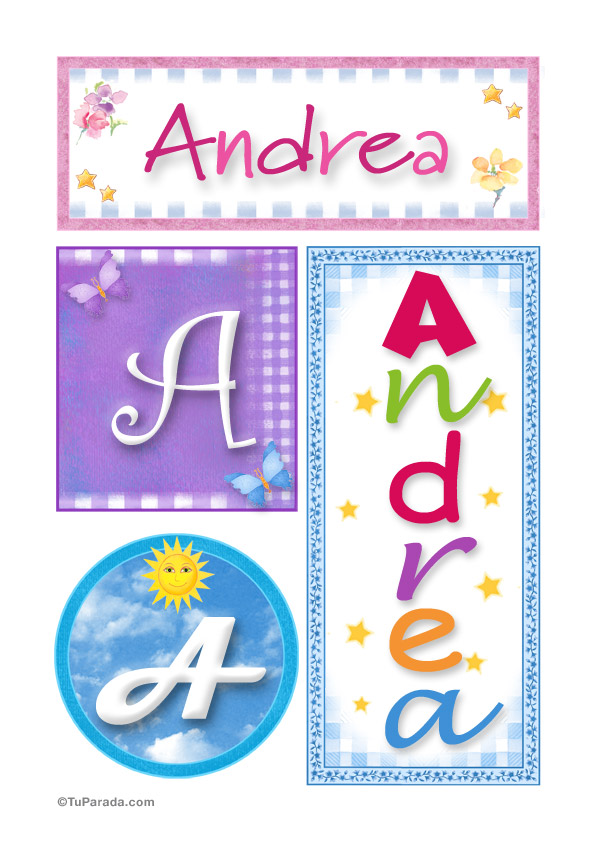 Andrea - Carteles e iniciales