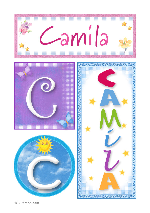 Camila - Carteles e iniciales