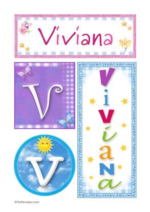 Viviana - Carteles e iniciales