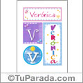 Verónica - Carteles e iniciales