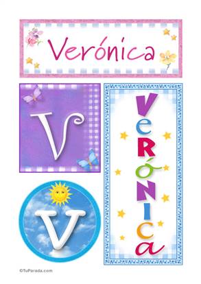 Verónica - Carteles e iniciales