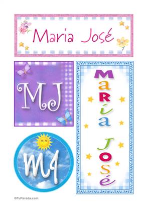 Maria José - Carteles e iniciales