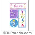 Yanira -Carteles e iniciales