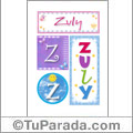 Zuly - Carteles e iniciales