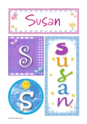 Susan - Carteles e iniciales