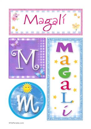 Magali - Carteles e iniciales