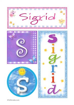 Sigrid - Carteles e iniciales