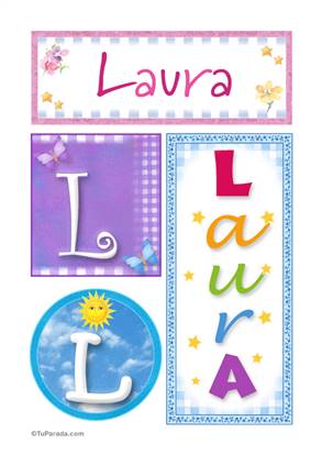Laura - Carteles e iniciales