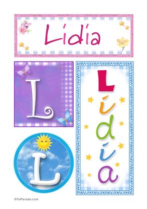 Lidia - Carteles e iniciales