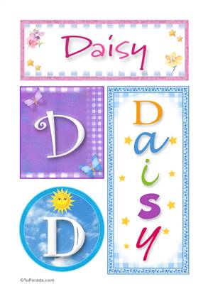 Daisy - Carteles e iniciales