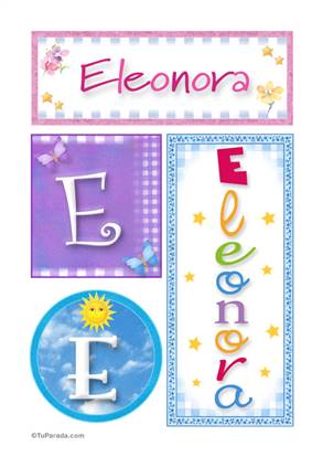 Eleonora - Carteles e iniciales
