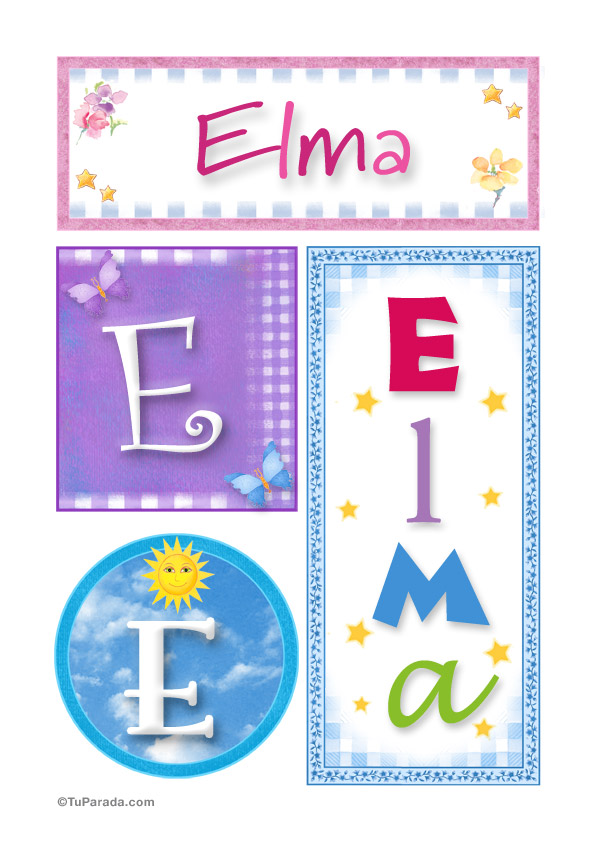 Elma, nombre, imagen para imprimir