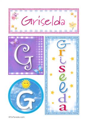 Griselda, nombre, imagen para imprimir