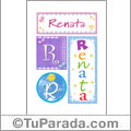 Renata, nombre, imagen para imprimir